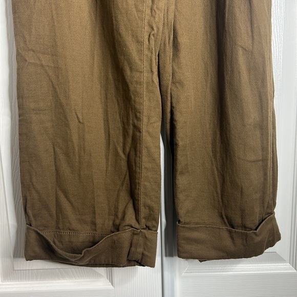 Massimo Dutti Brown Crop Pants 30 - Picture 4 of 10